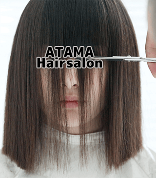 バンコクATAMAヘアーサロンの前髪カットイメージ