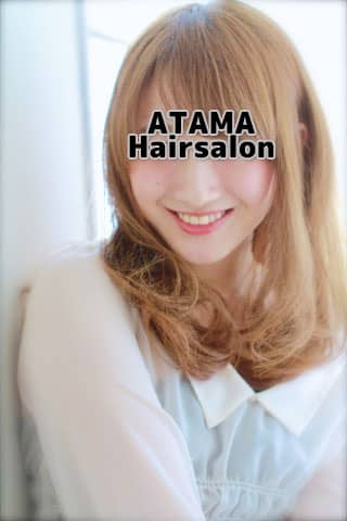 バンコクATAMAヘアーサロンのブリーチ髪イメージ